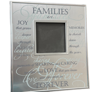 **Bundle** Carlton Cards Silver Family Photo Album and Flower Picture Frame